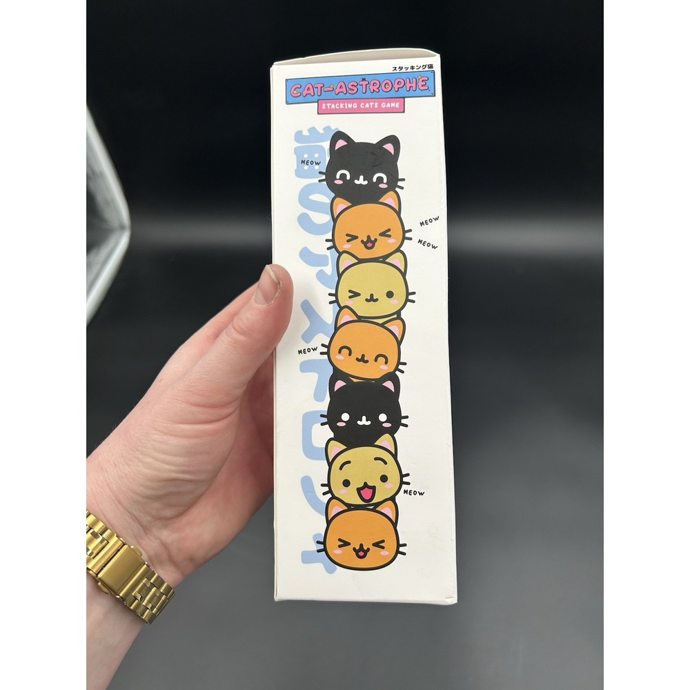 CAT-ASTROPHE Cat Stacking Game Family Fun - Complete NEW